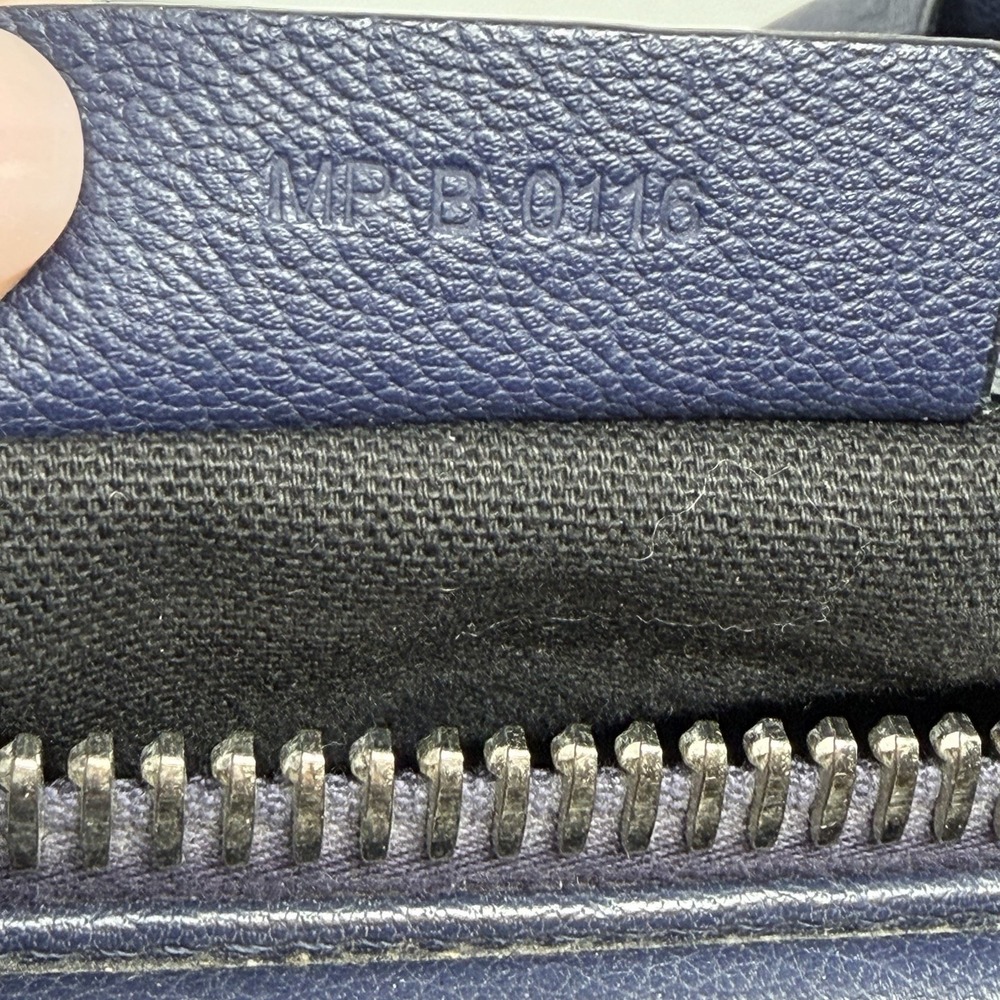 Givenchy Antigona‎ Silver Hardware Shoulder Bag Medium Blue Leather - Picture 4 of 16